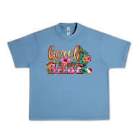 Pebble Blue beach babe Urban Heavy Tee - HRA Design Shop