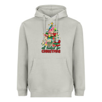 Moon Dust christmas book tree Heavyweight Hoodie - MaliasSmallBusiness