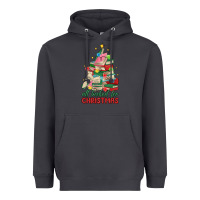 Smoke christmas book tree Heavyweight Hoodie - MaliasSmallBusiness