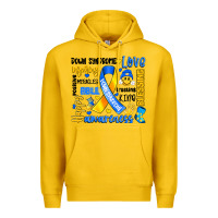 Lemon down syndrome awareness typography Premium Hoodie - Artiststas