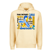 Pina Colada down syndrome awareness typography Premium Hoodie - Artiststas