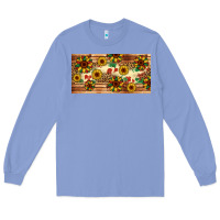 Colony Blue juneteenth sunflower's licence plate template Long Sleeve Tee - Artiststas