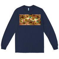 Navy juneteenth sunflower's licence plate template Long Sleeve Tee - Artiststas