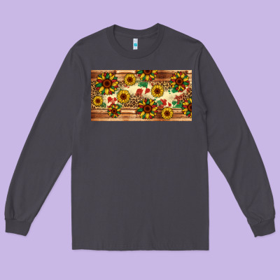 Juneteenth Sunflower's Licence Plate Template Long Sleeve Tee Designed By Artiststas