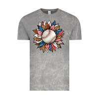 Cloud Rock baseball sunflower Vintage Tee - HRA Design Shop