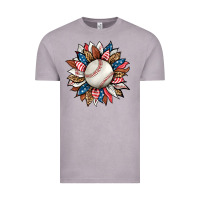Vintage Zinc baseball sunflower Vintage Tee - HRA Design Shop