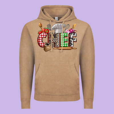 Chef Vintage Hoodie Designed By Zillion Design Studio