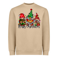 Mushroom merry christmas gnomes Heavyweight Sweatshirt - CowhideDigitalArt