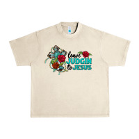 Sandshell leave judgin to jesus Urban Heavy Tee - BarkalooDesign
