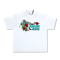 White leave judgin to jesus Urban Heavy Tee - BarkalooDesign