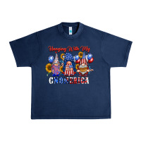 Navy hangin with my gnomerica Urban Heavy Tee - RacoonDesign