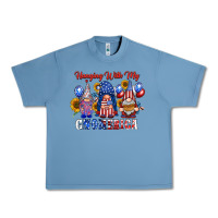 Pebble Blue hangin with my gnomerica Urban Heavy Tee - RacoonDesign
