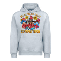Heather Grey Relax We All Crazy It's Not Competition Urban Hoodie - texasbilliewilder