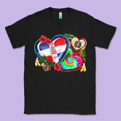Western Leopard  Dominican Republic  Hearts Classic Tee Designed By Adodesignshop