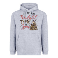 Heather Grey it's the most wonderful time of the year Heavyweight Hoodie - MaliasSmallBusiness