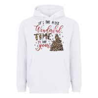 White it's the most wonderful time of the year Heavyweight Hoodie - MaliasSmallBusiness