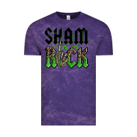Cloud Purple St. Patrick's shamrock Vintage Tee - OliviaCreatesArt