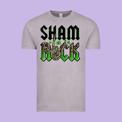 St. Patrick's Shamrock Vintage Tee Designed By Oliviacreatesart