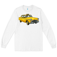 White taxi cab Long Sleeve Tee - Artiststas