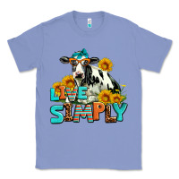 Colony Blue live simply Classic Tee - AdoDesignShop