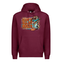 Burgundy blame it all my roots Premium Hoodie - AdoDesignShop