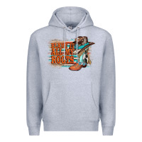 Heather Grey blame it all my roots Premium Hoodie - AdoDesignShop