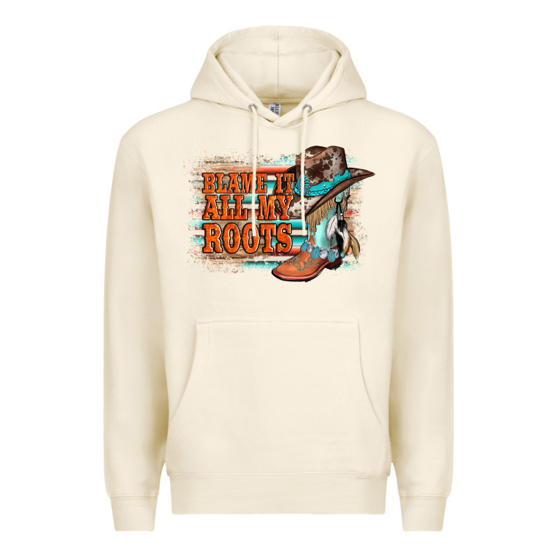 Blame It All My Roots Premium Hoodie by AdoDesignShop | Teevron