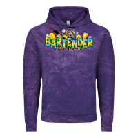 Cloud Purple bartender Vintage Hoodie - Zillion Design Studio