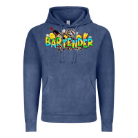 Vintage Denim bartender Vintage Hoodie - Zillion Design Studio