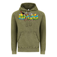 Vintage Olive bartender Vintage Hoodie - Zillion Design Studio