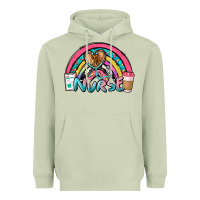 Matcha nurse rainbow Heavyweight Hoodie - NancyCooperArtShop