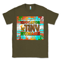Army Green educator of tiny humans tumbler Classic Tee - BundleAndBundleShop