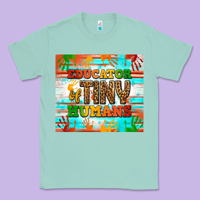 Educator Of Tiny Humans Tumbler Classic Tee Designed By Bundleandbundleshop