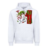 White Christmas Character Urban Hoodie - NancyCooperArtShop