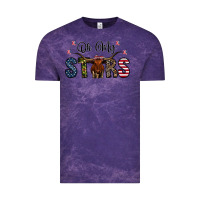 Cloud Purple oh my stars Vintage Tee - CowhideDigitalArt