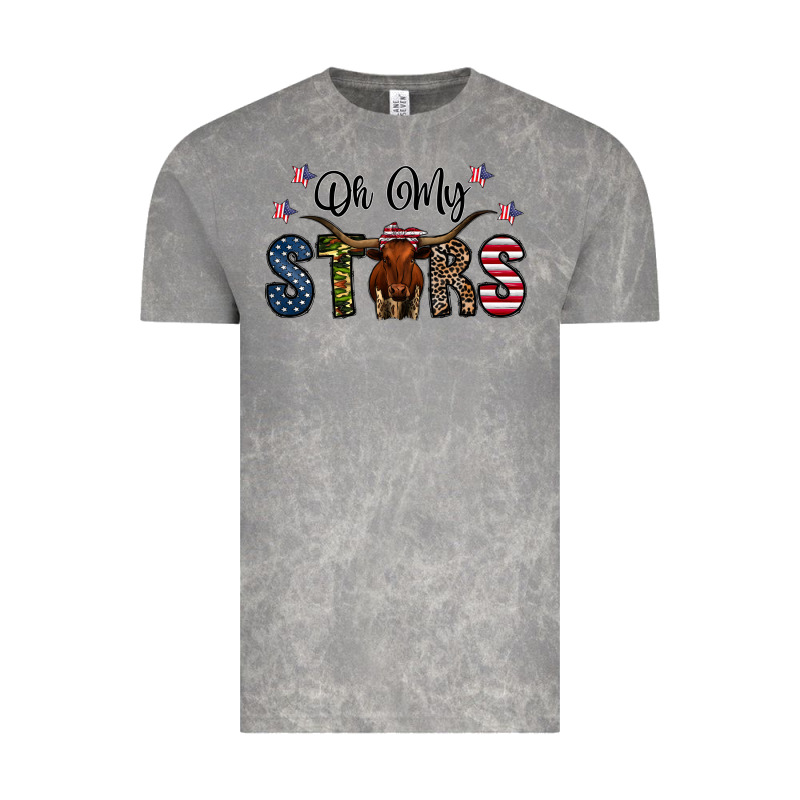 Oh My Stars Vintage Tee by CowhideDigitalArt | Teevron