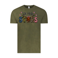 Vintage Olive oh my stars Vintage Tee - CowhideDigitalArt