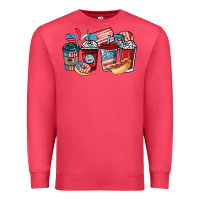 Cardinal 4th of july coffee cups Premium Sweatshirt - NancyCooperArtShop