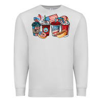 Dove Grey 4th of july coffee cups Premium Sweatshirt - NancyCooperArtShop