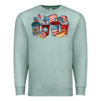 Seafoam 4th of july coffee cups Premium Sweatshirt - NancyCooperArtShop