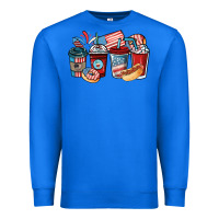 True Royal 4th of july coffee cups Premium Sweatshirt - NancyCooperArtShop