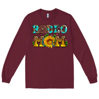 Burgundy rodeo mom Long Sleeve Tee - AdoDesignShop