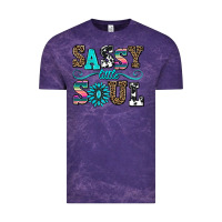 Cloud Purple sassy little soul Vintage Tee - AdoDesignShop