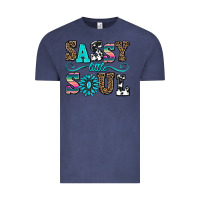 Vintage Denim sassy little soul Vintage Tee - AdoDesignShop