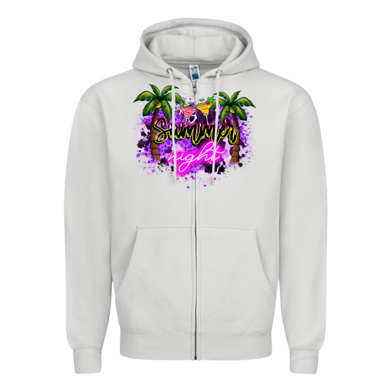 Summer Night Zipper Hoodie by NancyCooperArtShop | Teevron