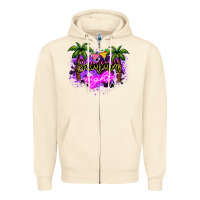 Sandshell summer night Zipper Hoodie - NancyCooperArtShop
