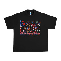 Black home of the free Urban Heavy Tee - RacoonDesign