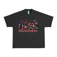 Pigment Black home of the free Urban Heavy Tee - RacoonDesign