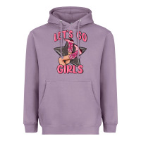 Lavender lets go girls cowgirl boots star Heavyweight Hoodie - MaliasSmallBusiness