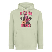 Matcha lets go girls cowgirl boots star Heavyweight Hoodie - MaliasSmallBusiness